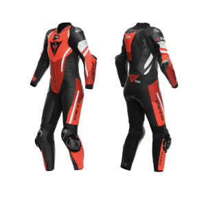 MISANO 3 D-AIR® - MEN'S 1-PIECE MOTORCYCLE PERFORATED LEATHER SUIT WITH AIRBAG