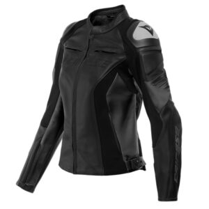 RACING 4 -  WOMAN'S LEATHER MOTORCYCLE JACKET